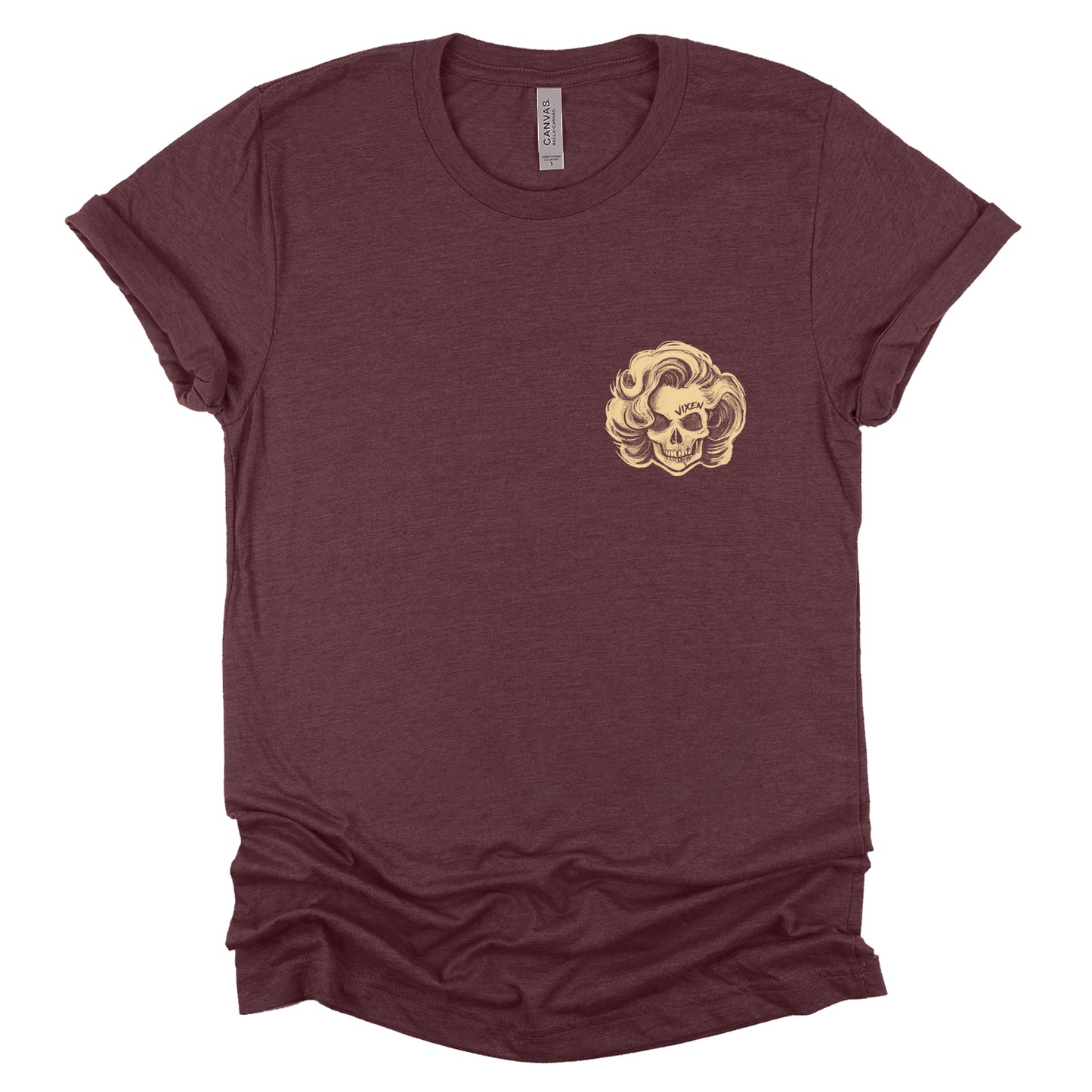 Vixen Marilyn Skull Pocket T-shirt