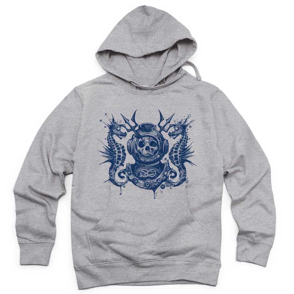 Master Navy Diver: Into the Macabre Depths Hoodie