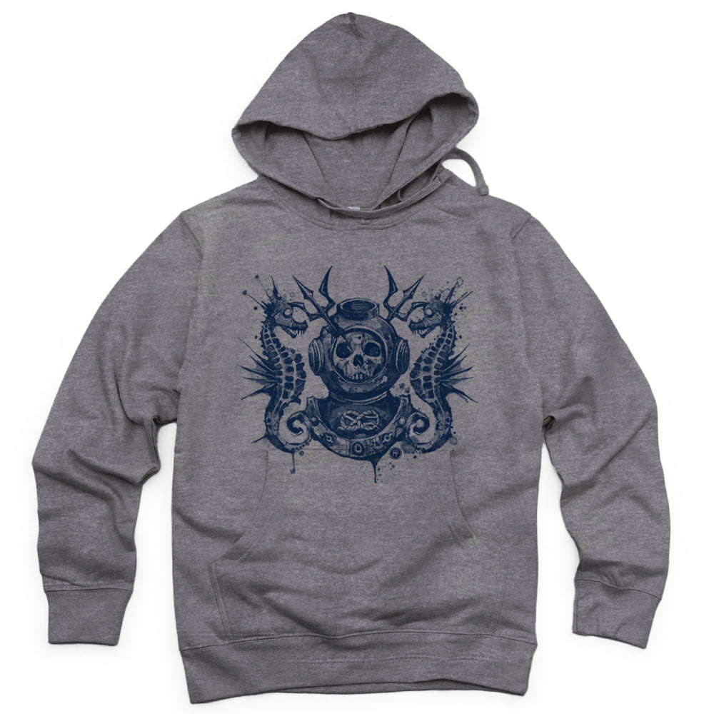 Master Navy Diver: Into the Macabre Depths Hoodie