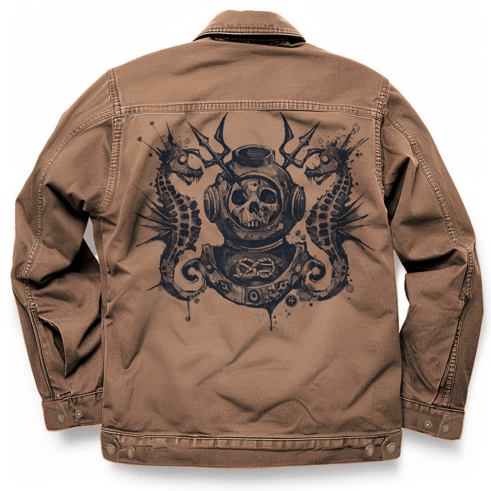 Master Navy Diver: Into the Macabre Depths Maverick Jacket