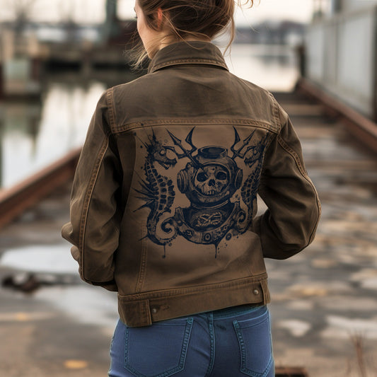 Master Navy Diver: Into the Macabre Depths Maverick Jacket