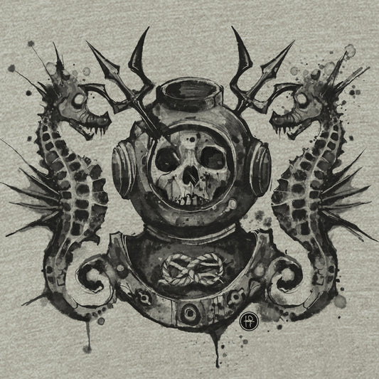 Master Navy Diver: Into the Macabre Depths T-Shirt