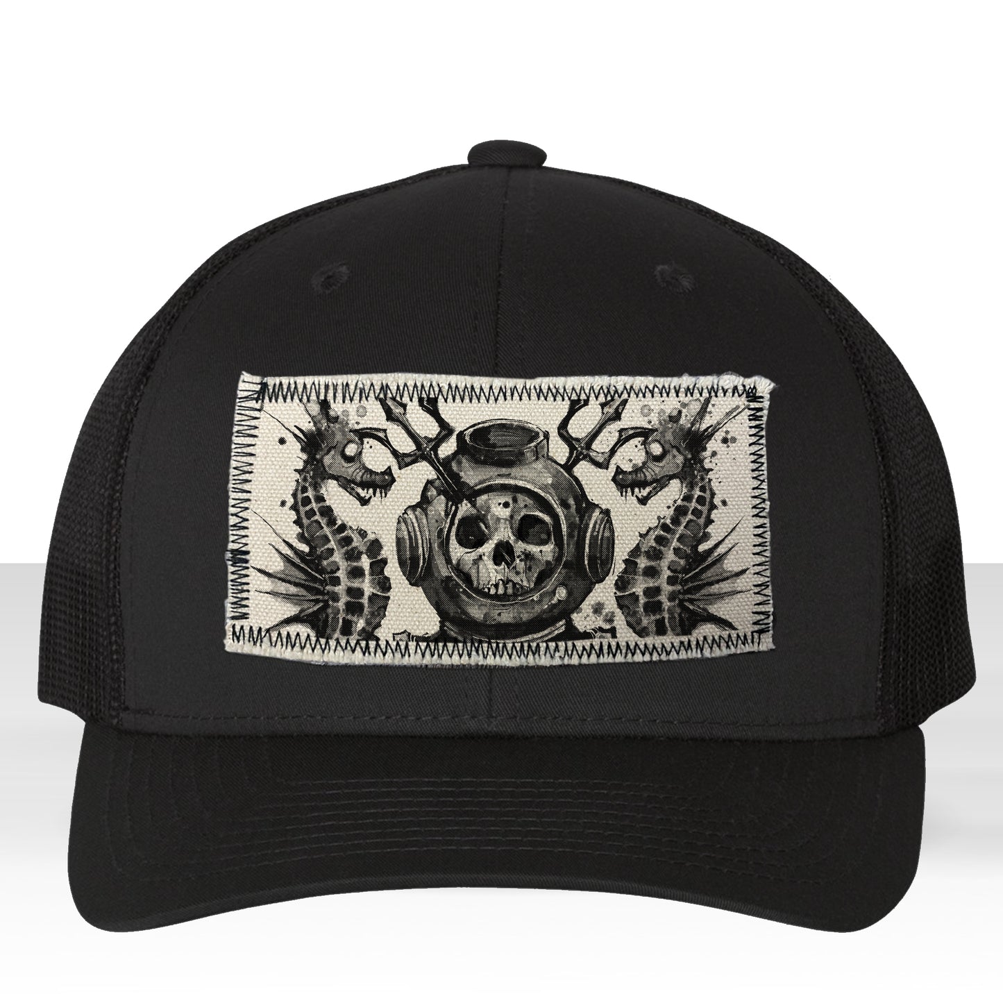 Master Navy Diver: Into the Macabre Depths Trucker Hat