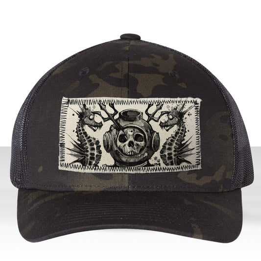 Master Navy Diver: Into the Macabre Depths Trucker Hat