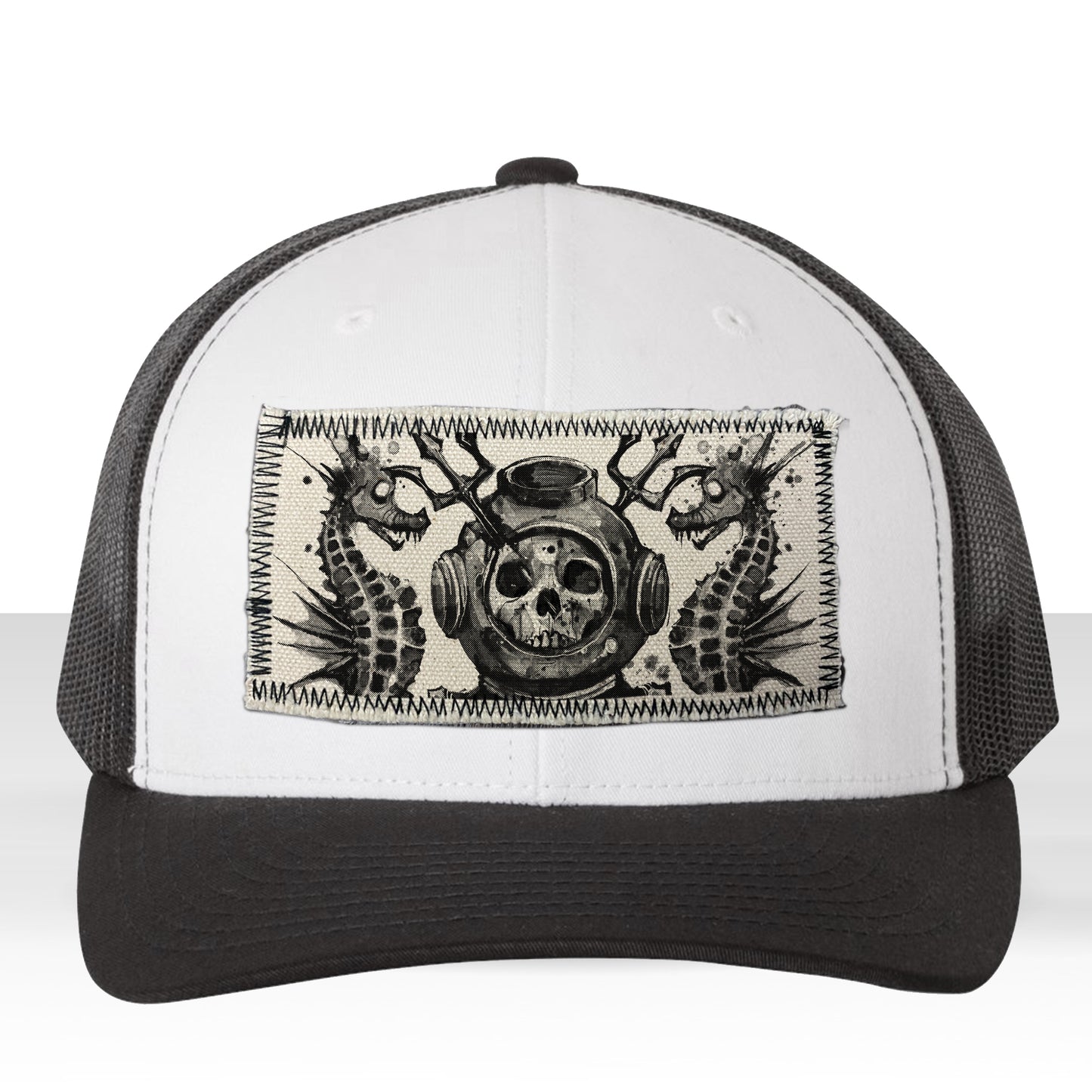 Master Navy Diver: Into the Macabre Depths Trucker Hat