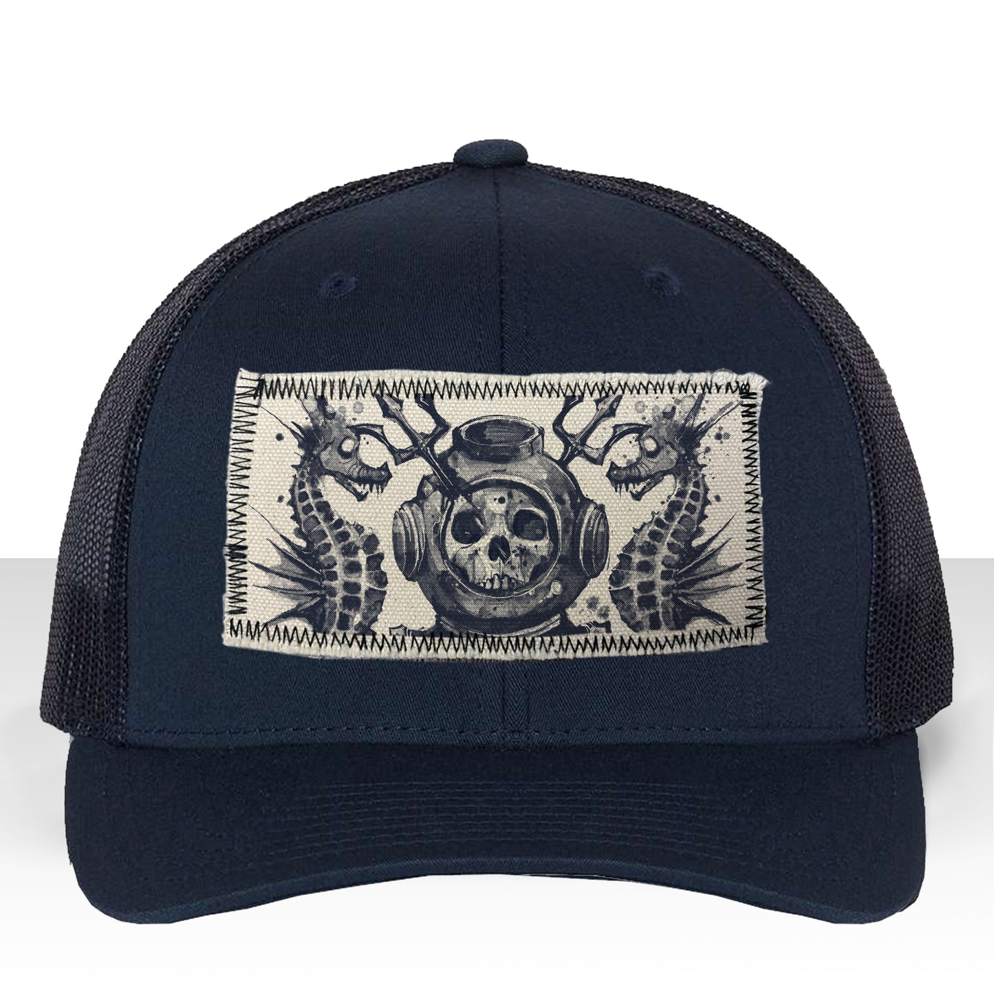 Master Navy Diver: Into the Macabre Depths Trucker Hat
