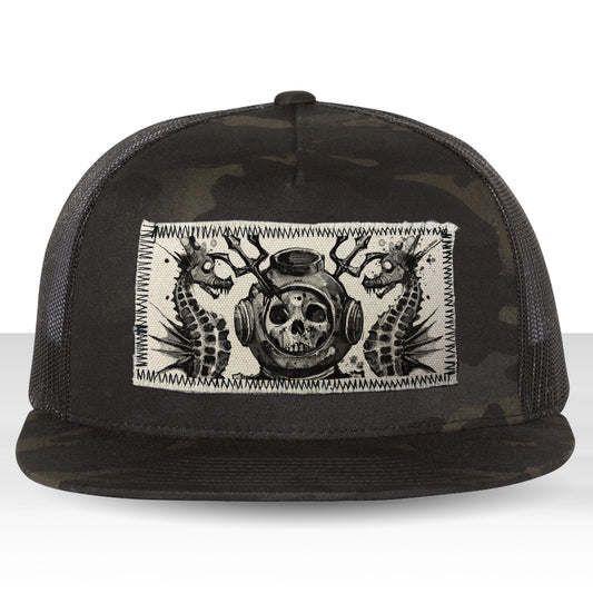 Master Navy Diver: Into the Macabre Depths Trucker Hat