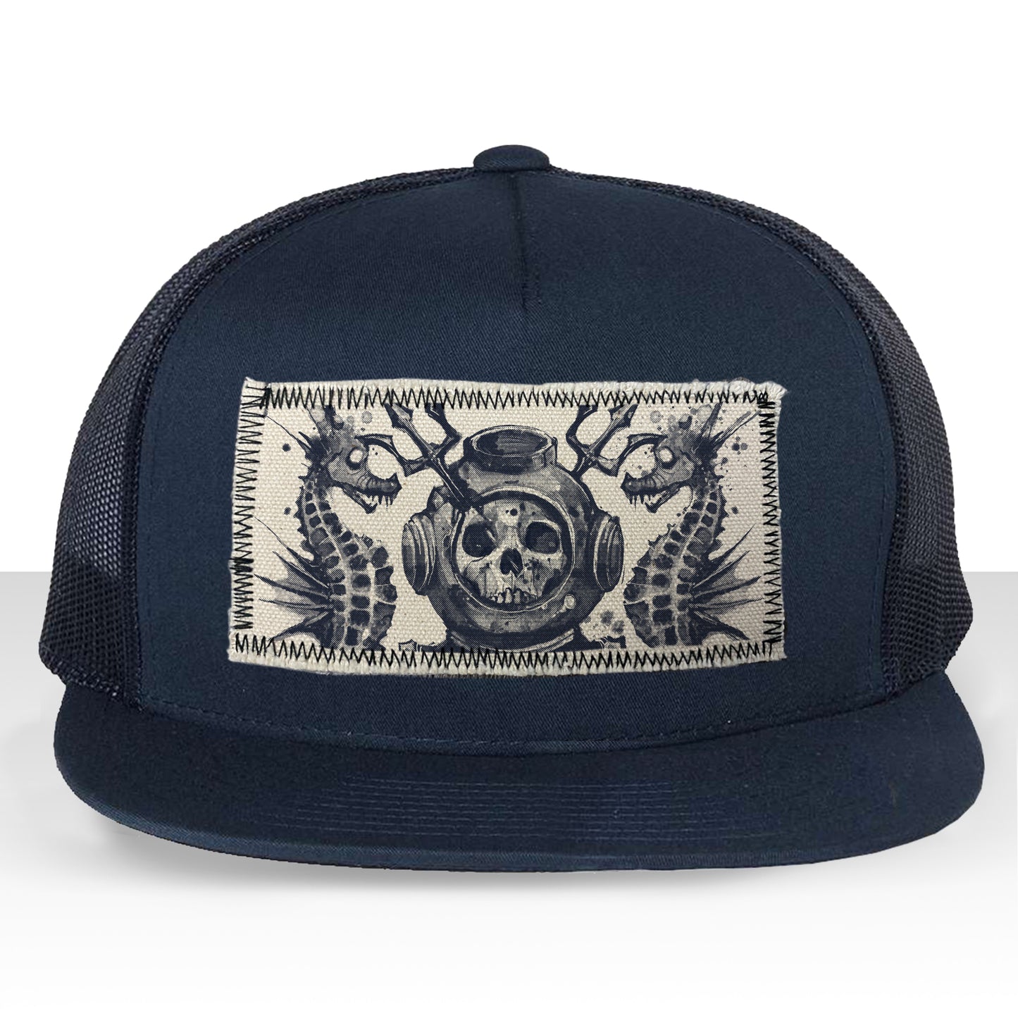 Master Navy Diver: Into the Macabre Depths Trucker Hat
