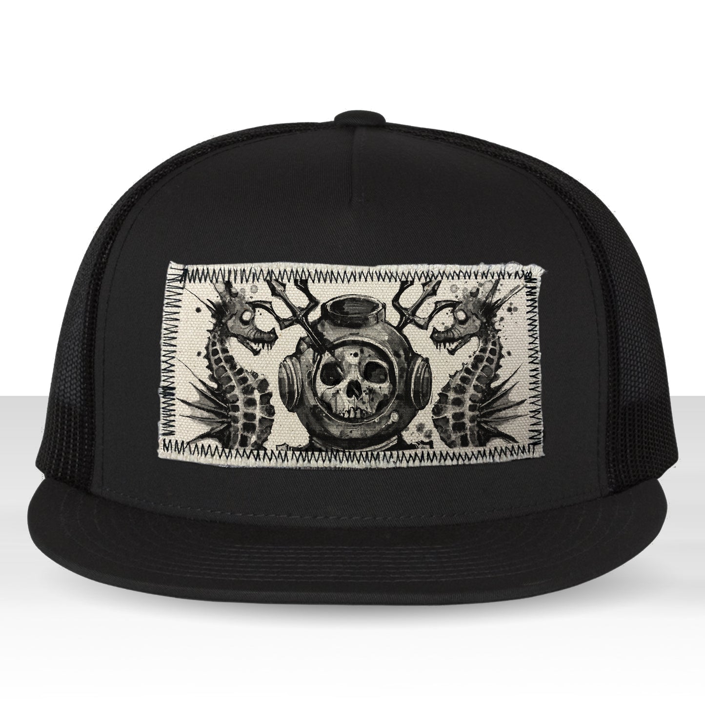 Master Navy Diver: Into the Macabre Depths Trucker Hat