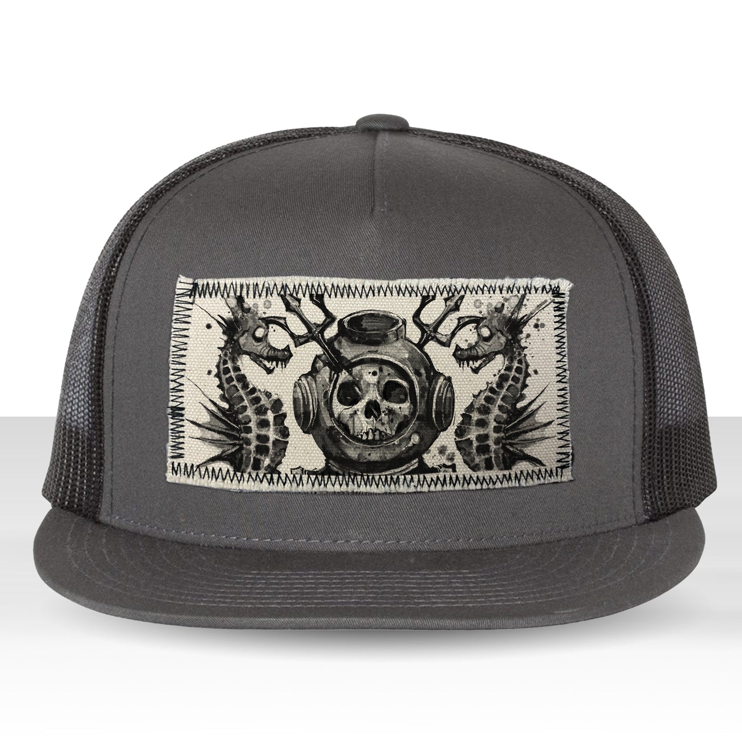 Master Navy Diver: Into the Macabre Depths Trucker Hat
