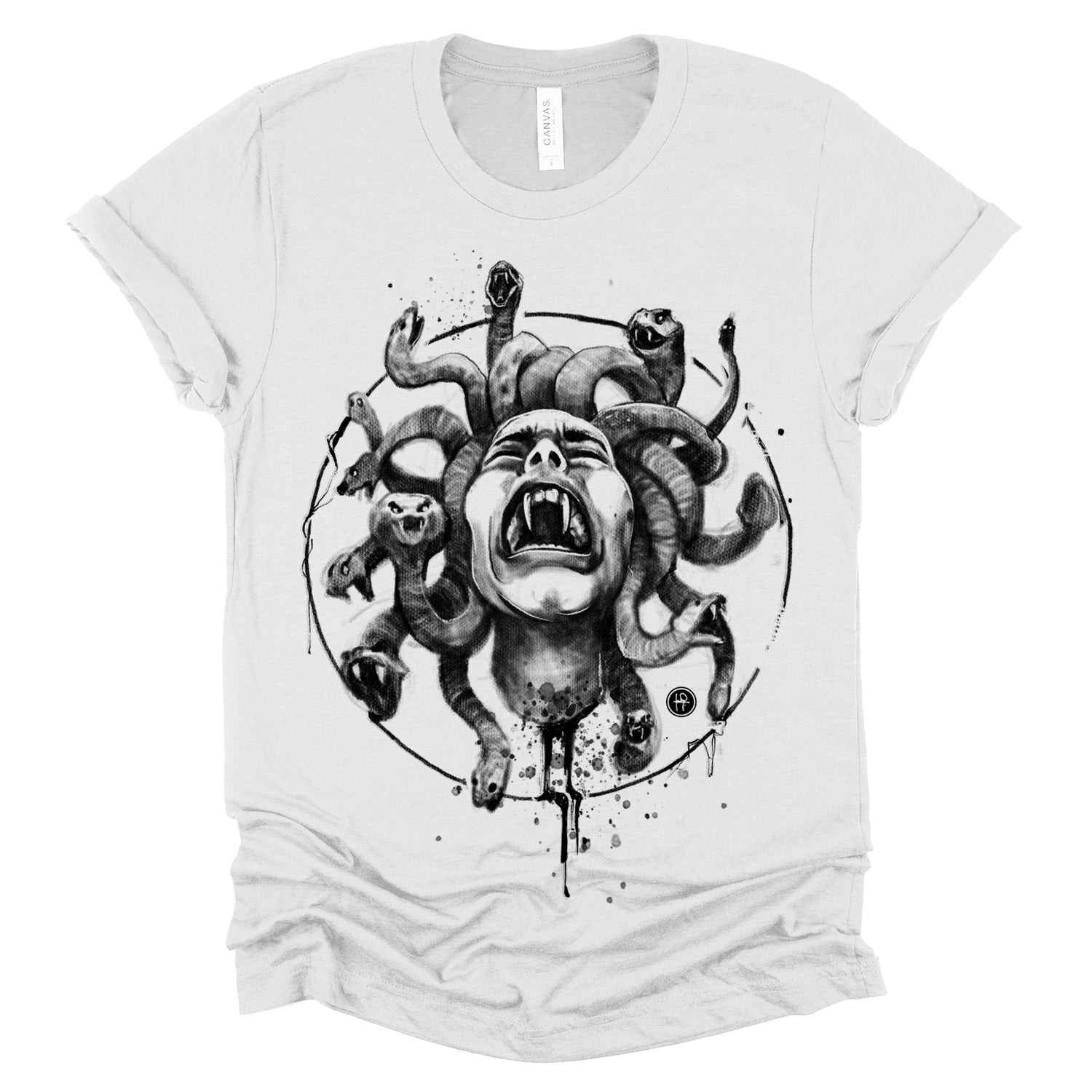 Medusa's Pain Artistic T-Shirt | FabCreates