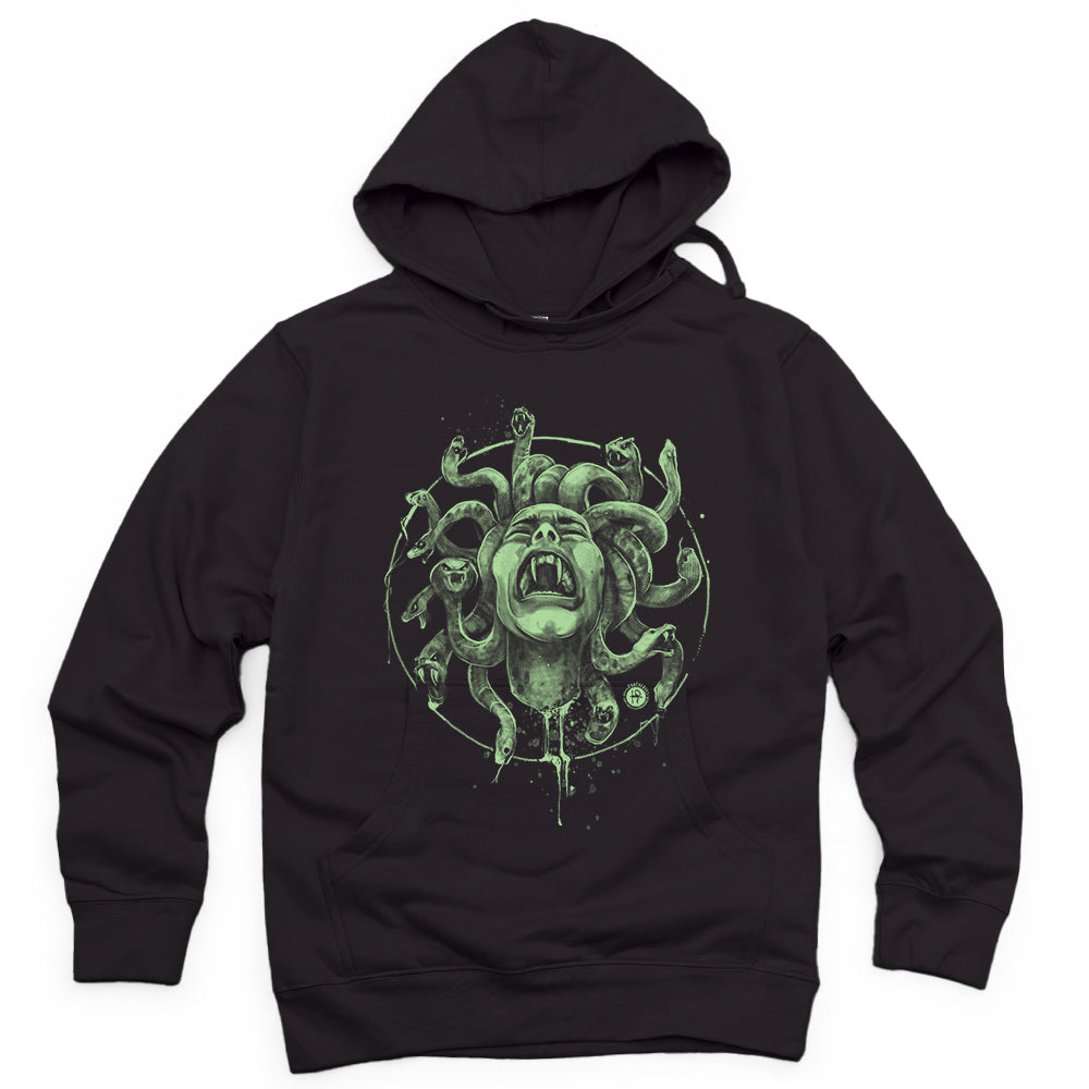 Medusa's Pain: Scream Captured Hoodie