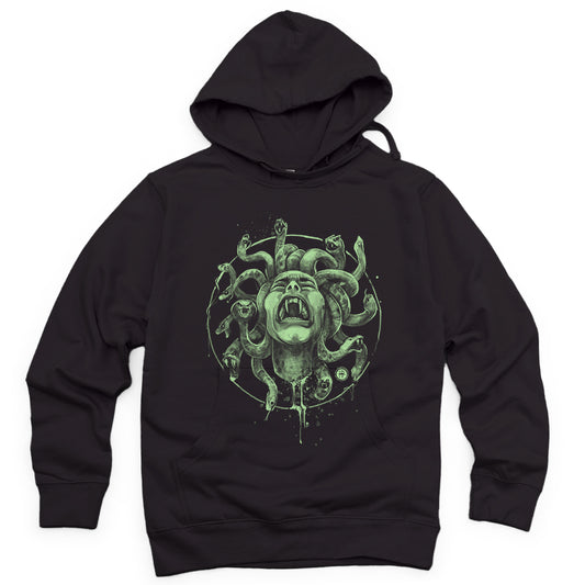 Medusa's Pain: Scream Captured Hoodie