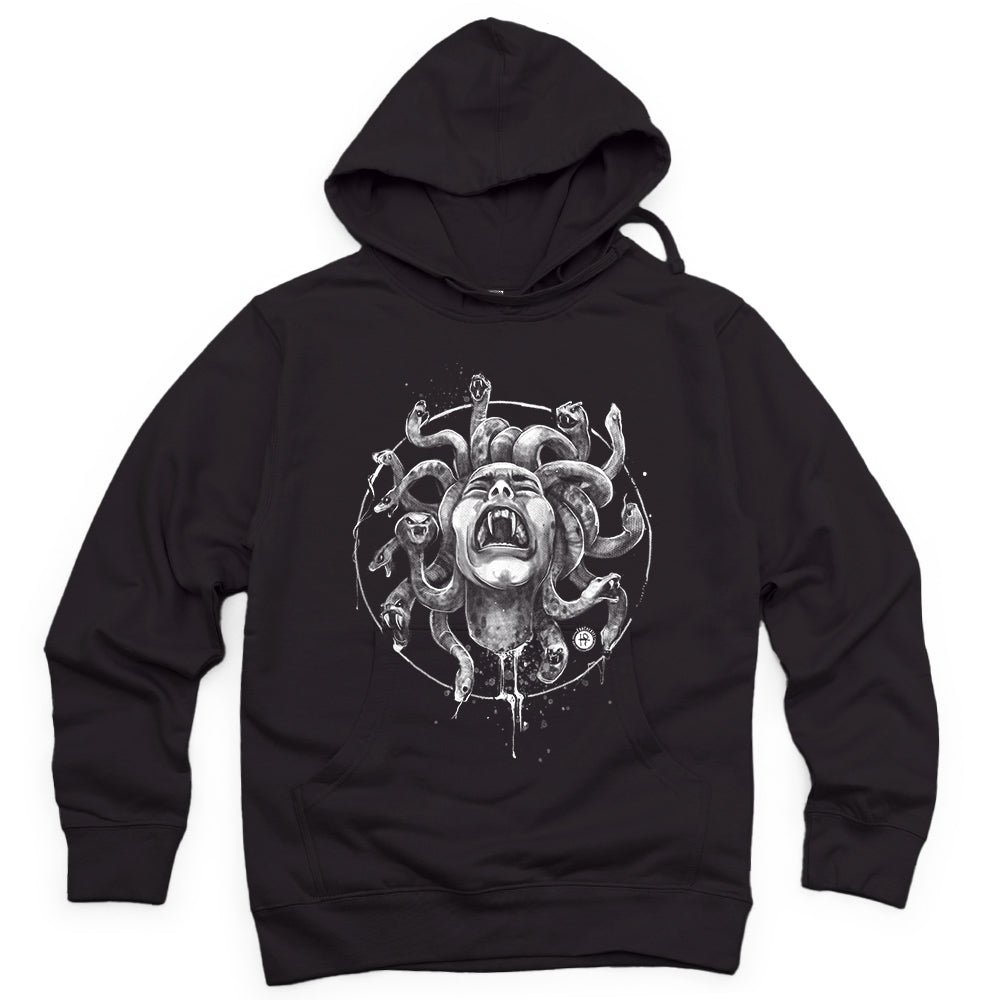 Medusa's Pain: Scream Captured Hoodie