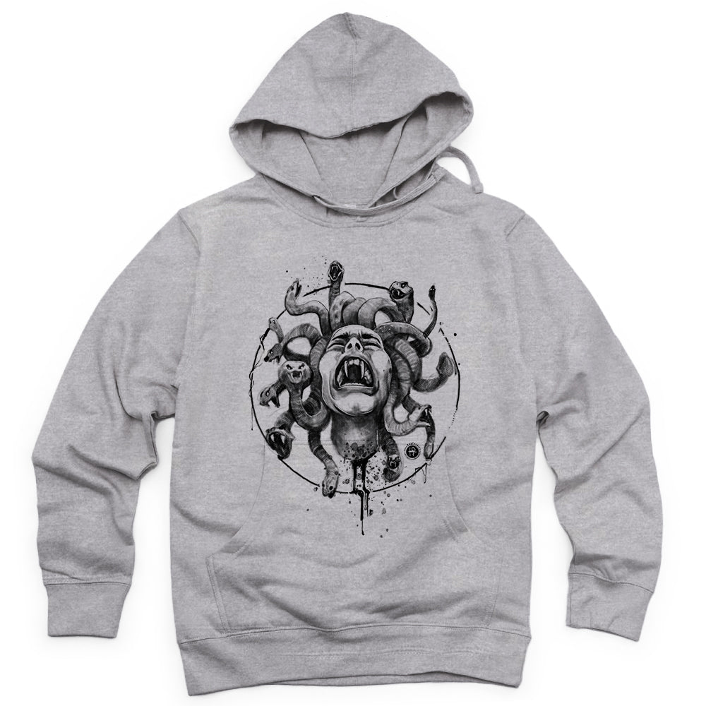 Medusa's Pain: Scream Captured Hoodie
