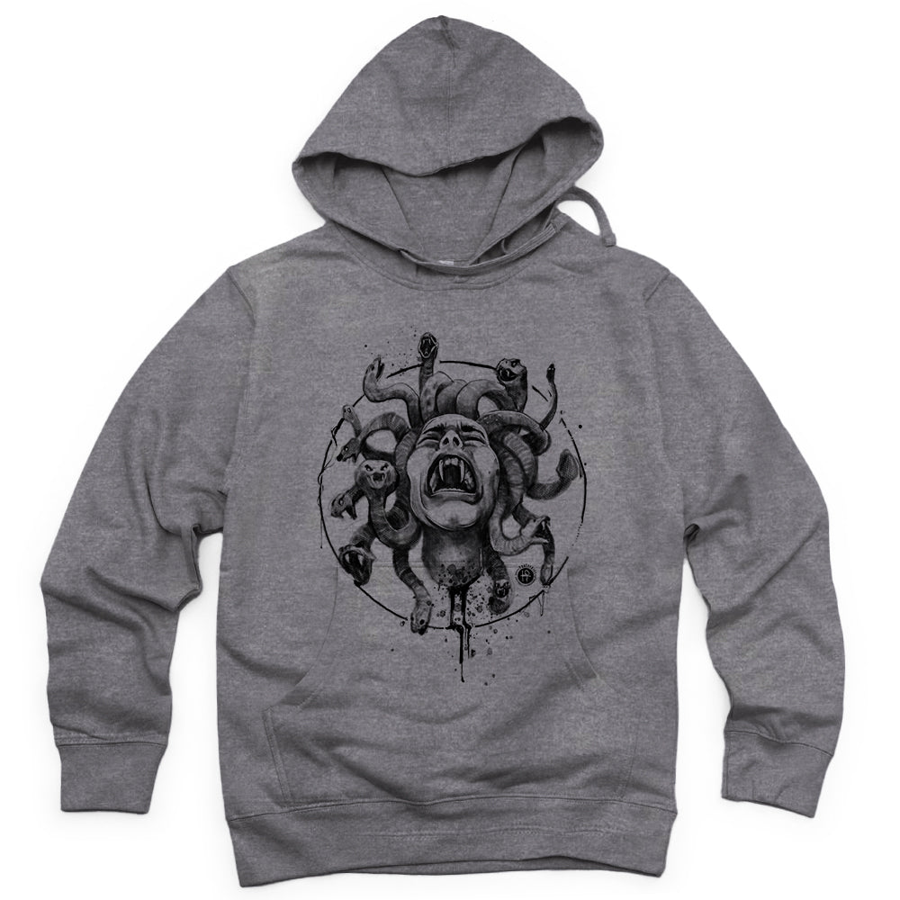 Medusa's Pain: Scream Captured Hoodie