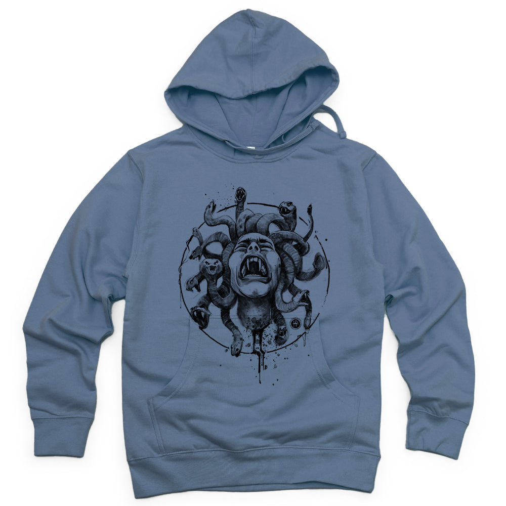 Medusa's Pain: Scream Captured Hoodie