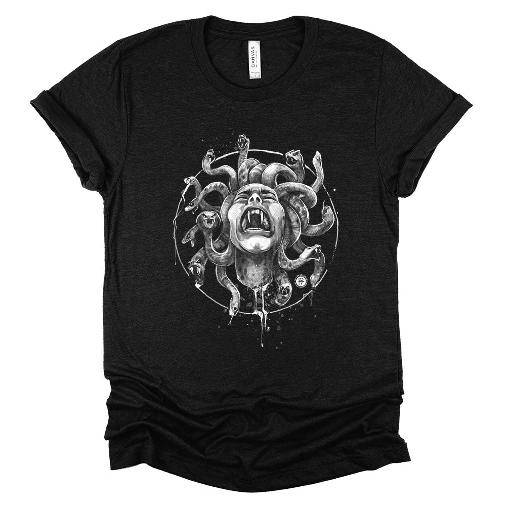 Medusa's Pain: Scream Captured T-Shirt