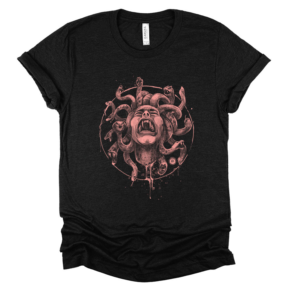 Medusa's Pain: Scream Captured T-Shirt