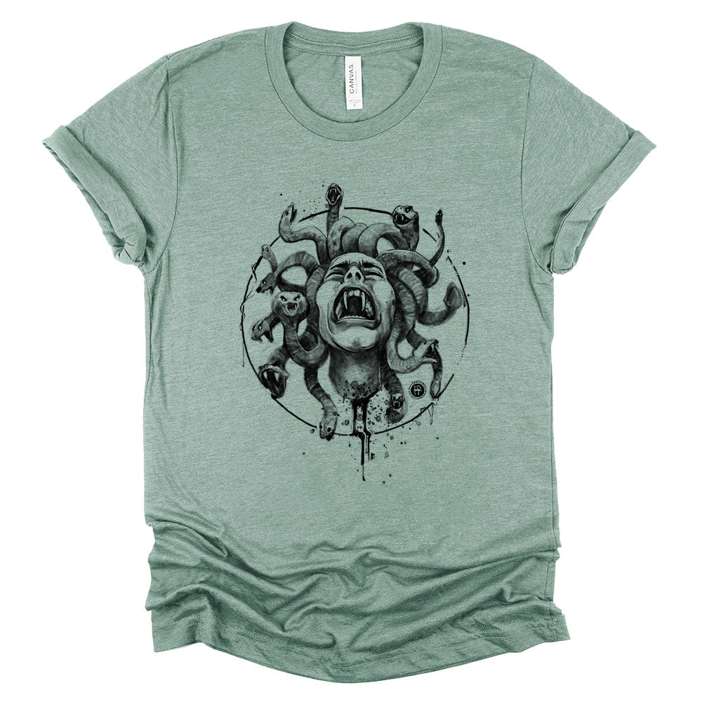 Medusa's Pain: Scream Captured T-Shirt