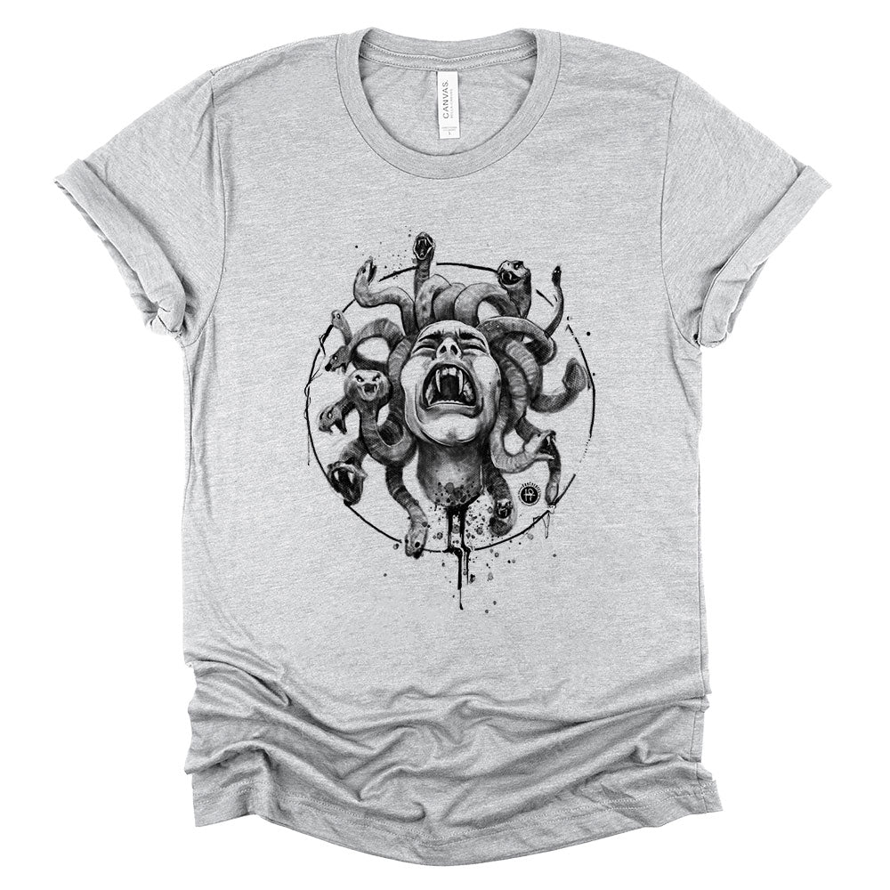 Medusa's Pain: Scream Captured T-Shirt