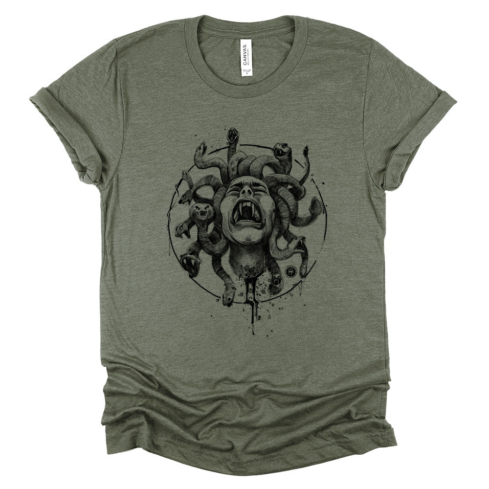 Medusa's Pain: Scream Captured T-Shirt