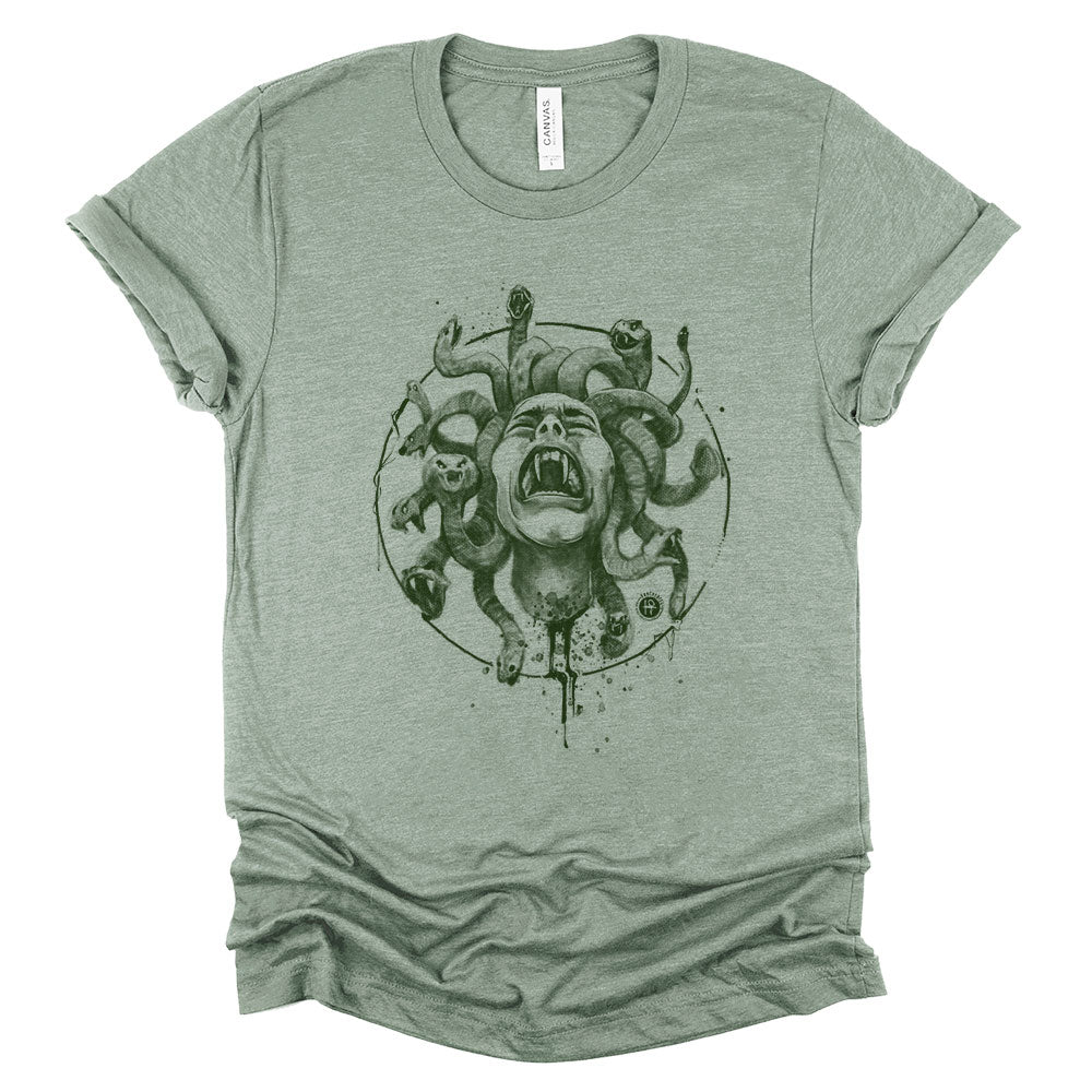 Medusa's Pain: Scream Captured T-Shirt