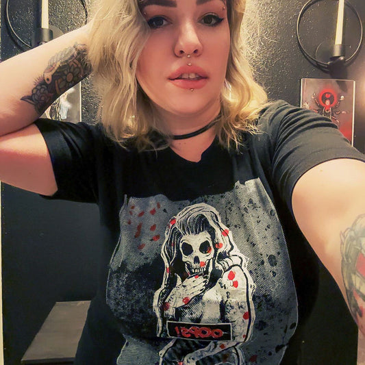 Oops! Pin-up: Bold and Playful T-shirt