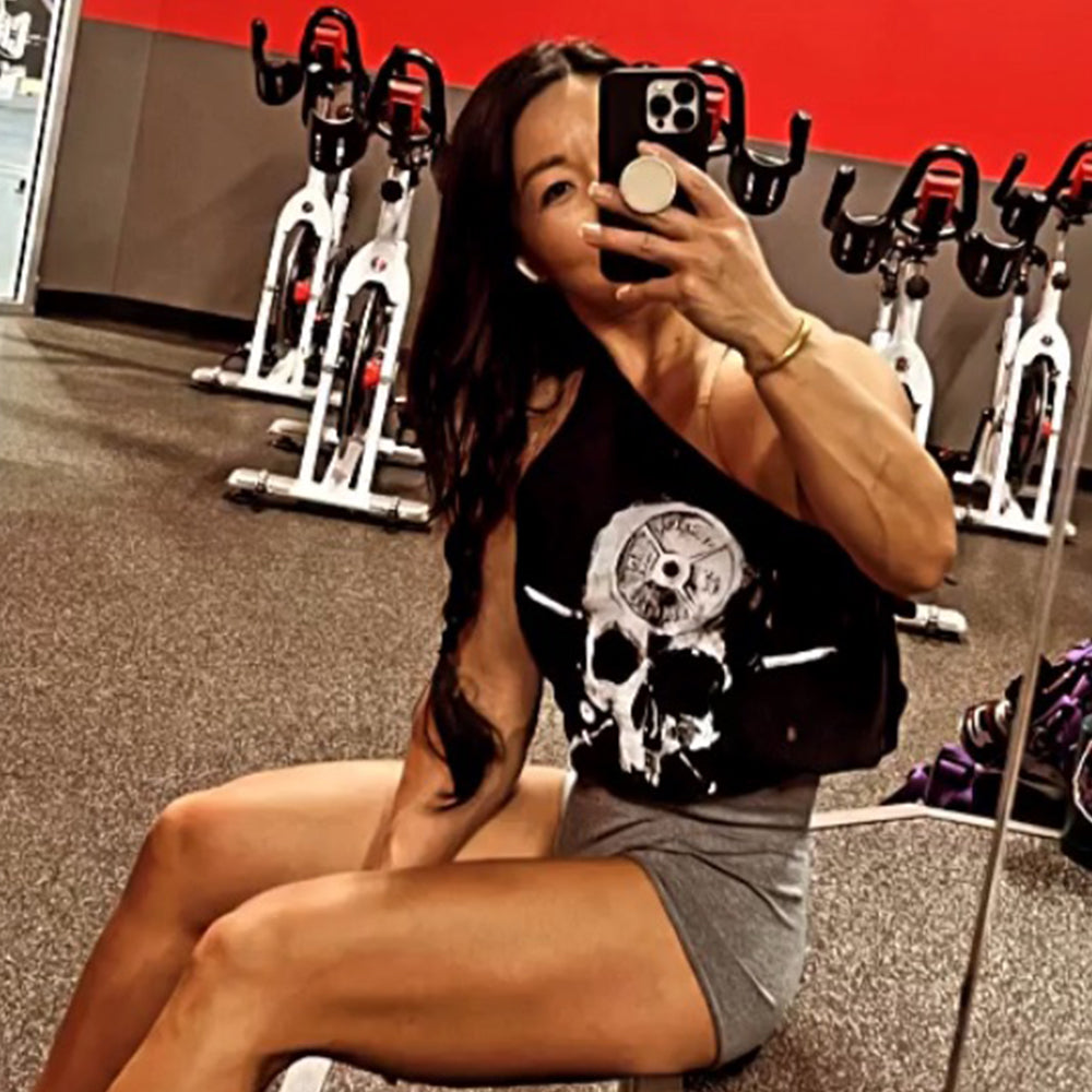 Barbell Head: Skulls and Iron T-shirt