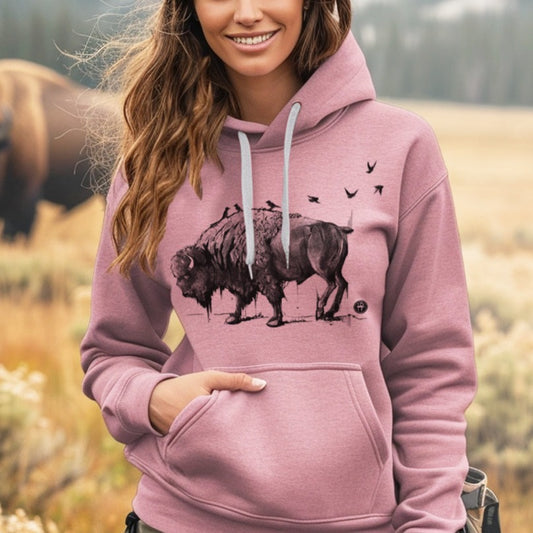 Bison: Majestic Harmony Hoodie