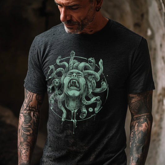 Medusa's Pain: Scream Captured T-Shirt