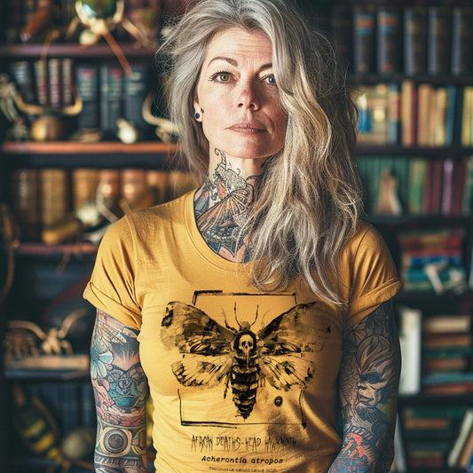 Taxidermy: African Death's Head Hawkmoth T-Shirt