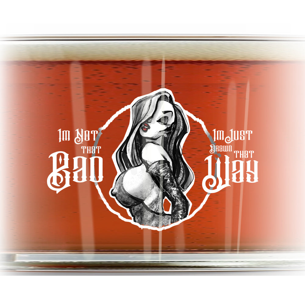 Mrs. Rabbit BAD: Embrace Your Bad Side UV Vinyl Pint Glass Set