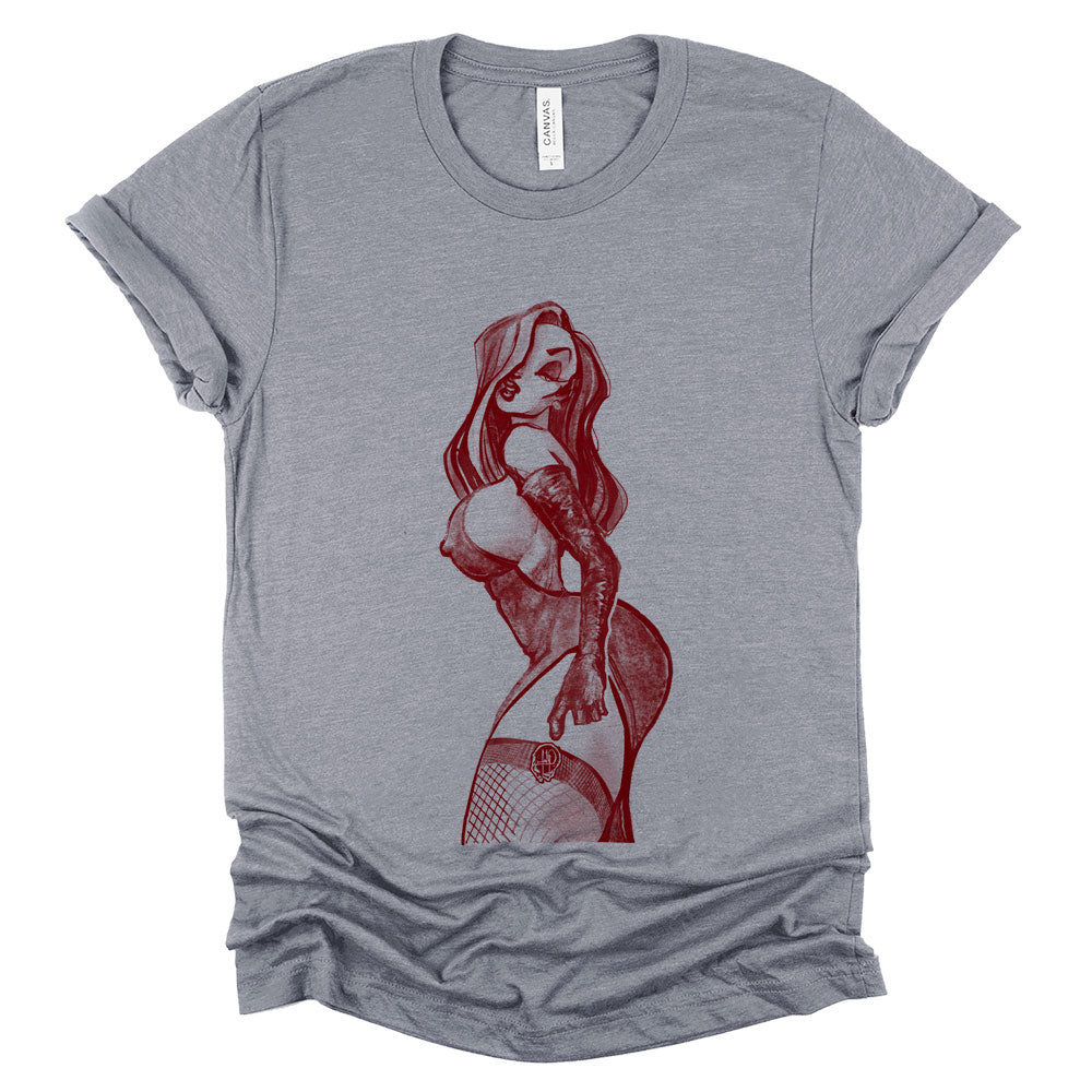 Mrs. Rabbit Pin-Up: Spicy Allure T-Shirt