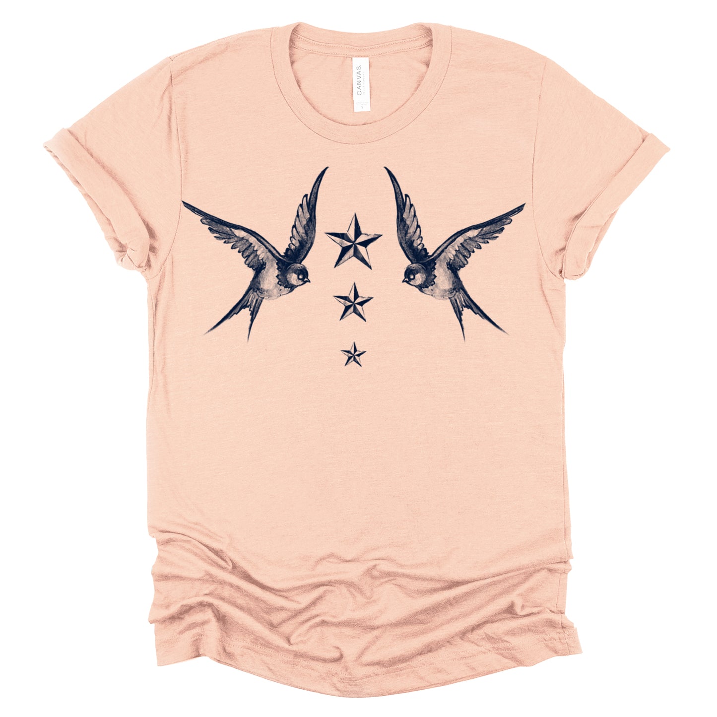 Navy Swallow Birds: A Tribute to Vintage Naval Tattoos T-Shirt
