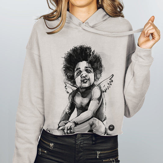 Notorious Baby: Iconic Tribute to Ready to Die Women's Crop Hoodie