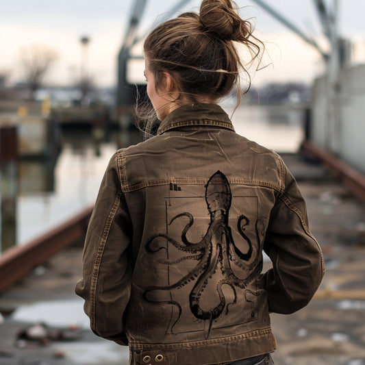 Octopus Adventure: Dive into the Deep Maverick Jacket