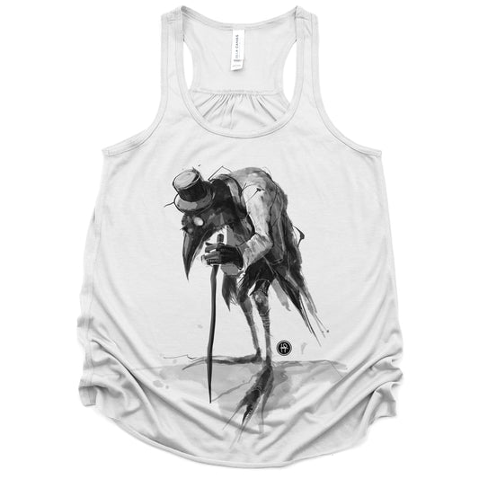 Old Crow: Elegance in Dark Feathers Tank Top