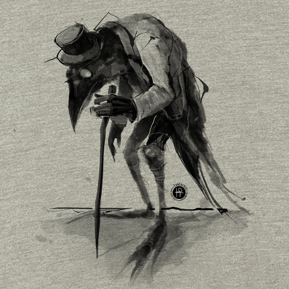 Old Crow: Penniless in Dark Feathers T-shirt