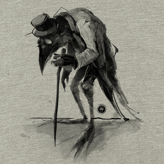 Old Crow: Penniless in Dark Feathers T-shirt