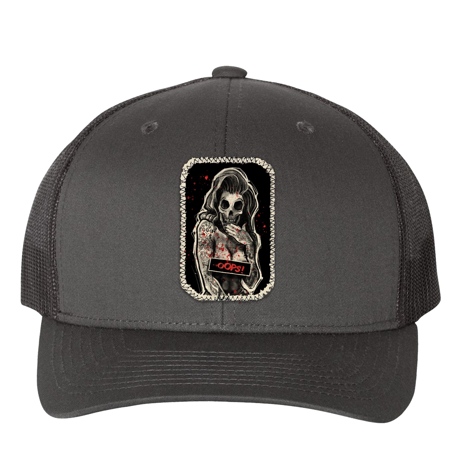 Oops! Pin-up: Bold and Playful Trucker Hat