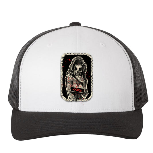 Oops! Pin-up: Bold and Playful Trucker Hat