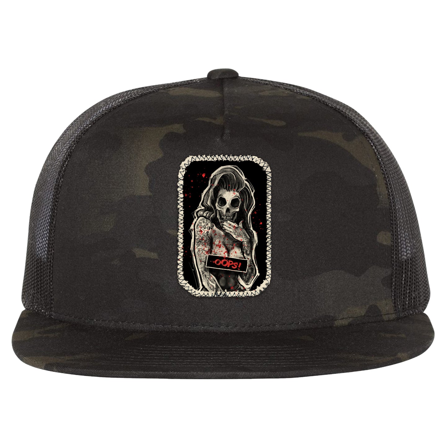 Oops! Pin-up: Bold and Playful Trucker Hat