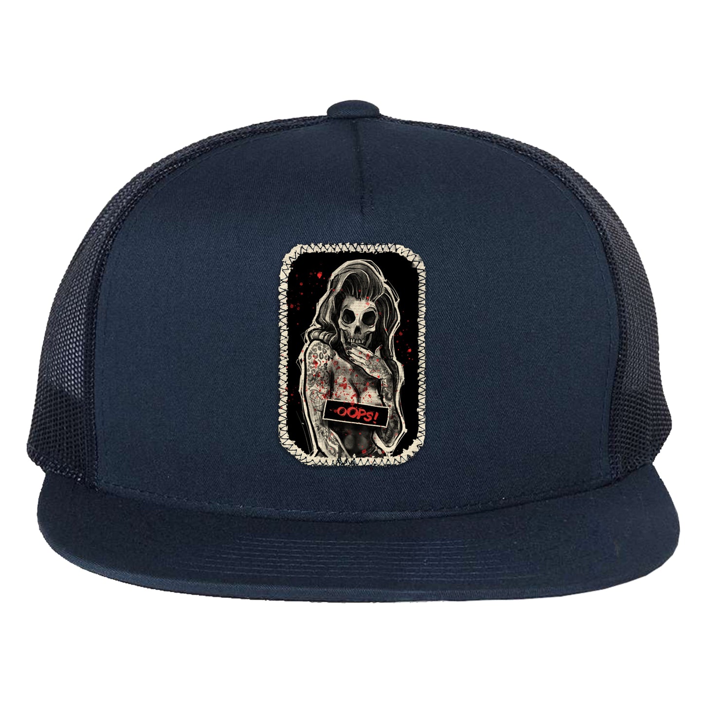 Oops! Pin-up: Bold and Playful Trucker Hat