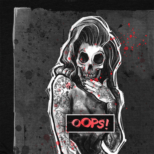 Oops! Pin-up: Bold and Playful T-shirt