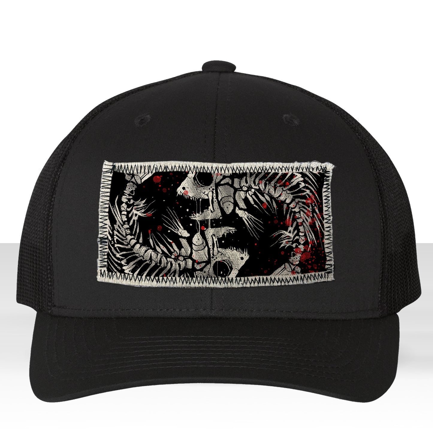 Pisces Zodiac: Skeleton Fish Trucker Hat