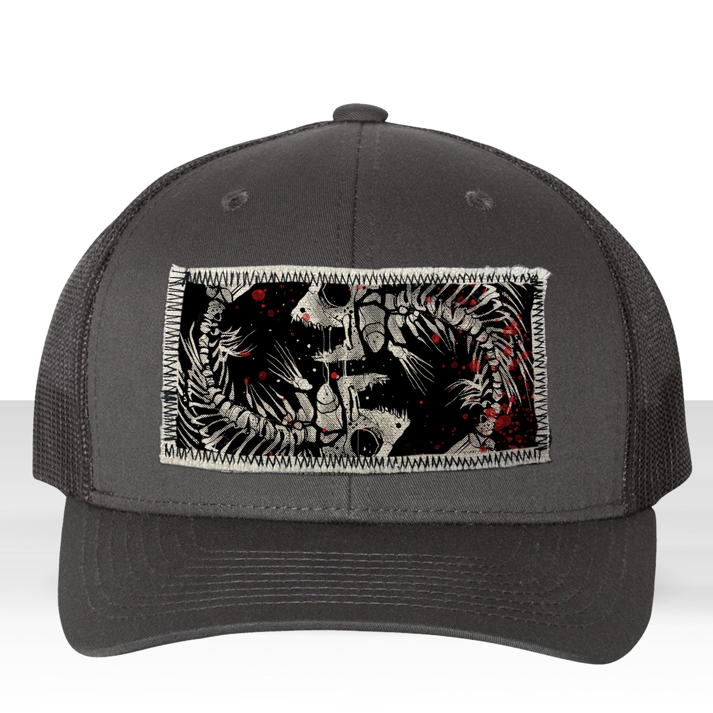 Pisces Zodiac: Skeleton Fish Trucker Hat