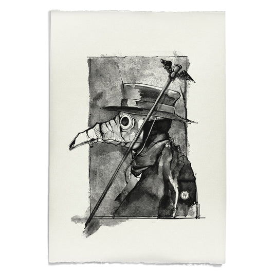 Plague Doctor: Beaked Healer Art Print