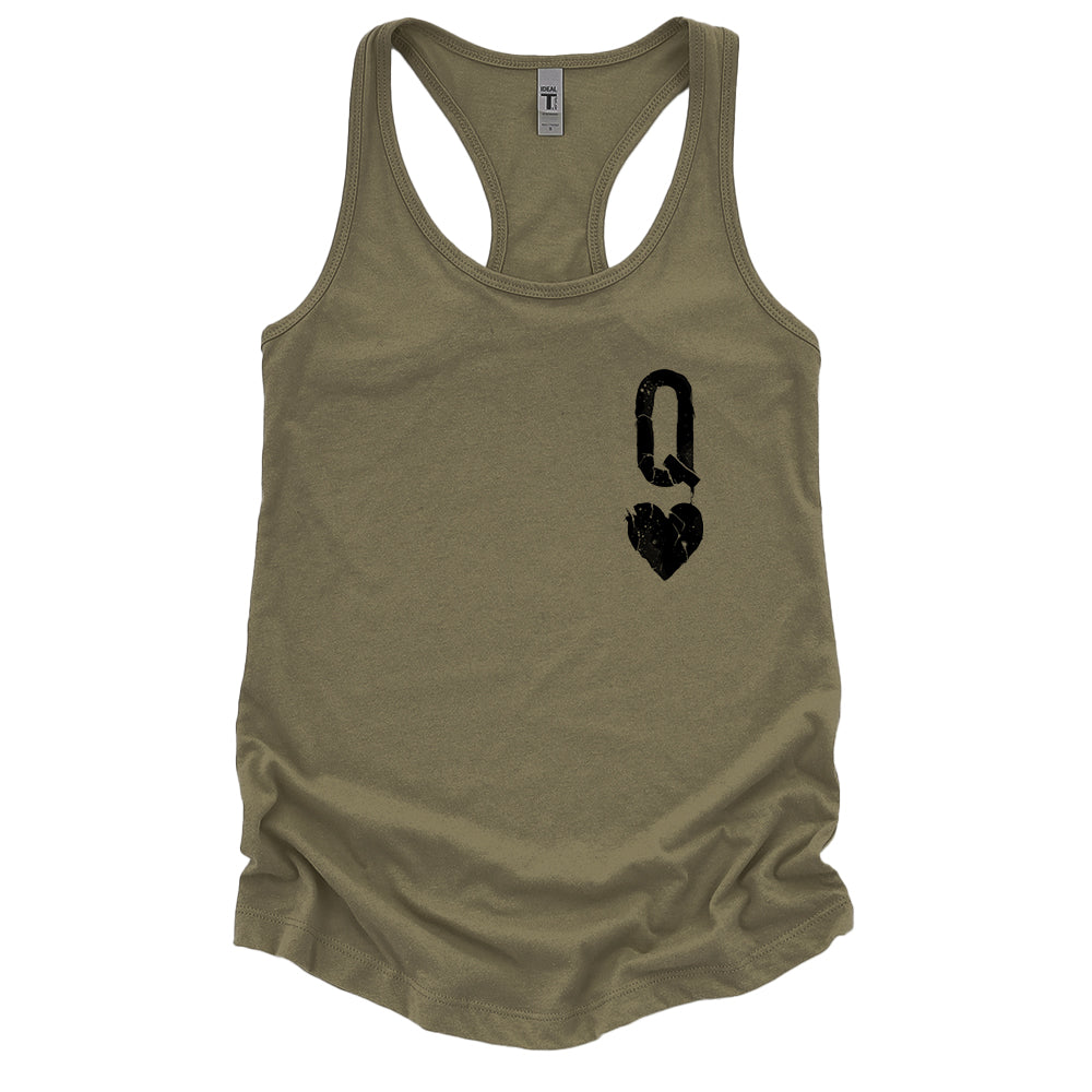Queen of Hearts Distressed: Reign of Chaos Tank Top