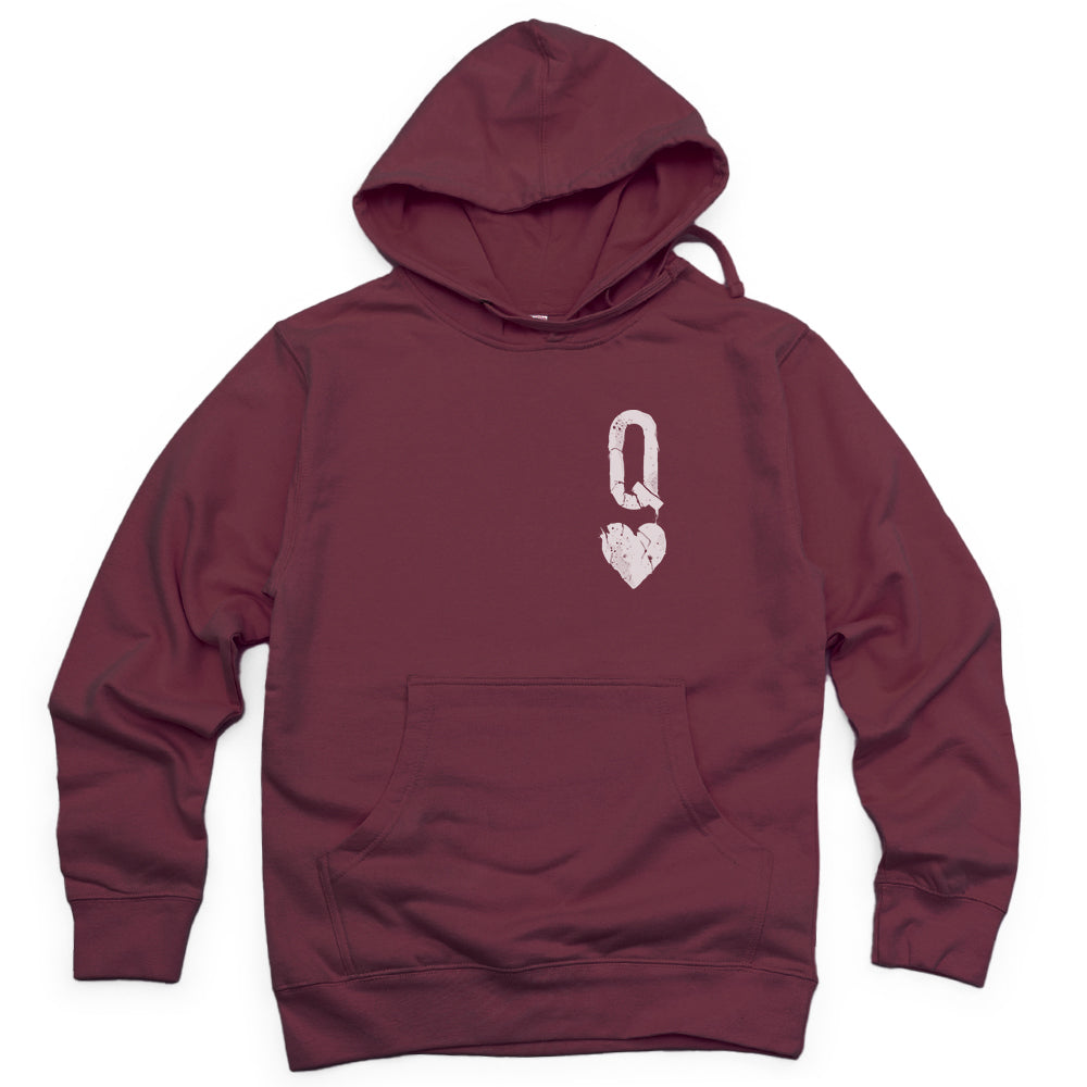 Queen of Hearts Distressed: Reign of Chaos Hoodie